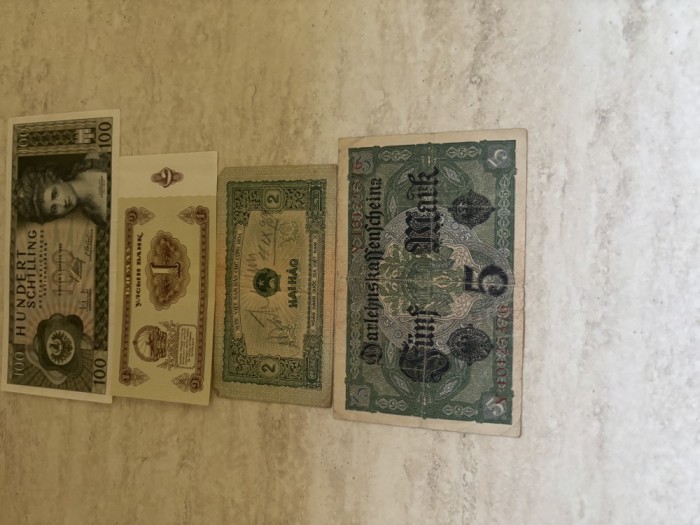 Bacnote internationale vechi