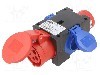 Conector alimentare AC, IEC 60309, IP44, 16A, 400V AC, {{Numarul de pini}} pini, PCE - 9430452W
