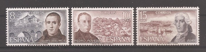 Spania 1974 - Oamenii de știință, MNH