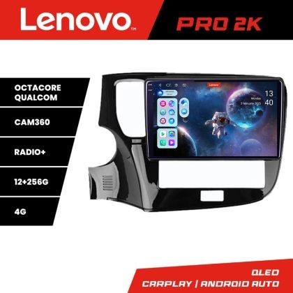 Navigatie Mitsubishi Oultander 2020- Lenovo Kit-1230-20 8 core QLED 2K 12+256 360 Android Waze USB Navigatie Internet Youtube Radio CarStore Technolog