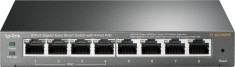 SWITCH PoE TP-LINK 8 porturi Gigabit (4 PoE), IEEE 802.3af, carcasa metalica &amp;quot;TL-SG108PE&amp;quot; (timbru verde 2 lei) foto