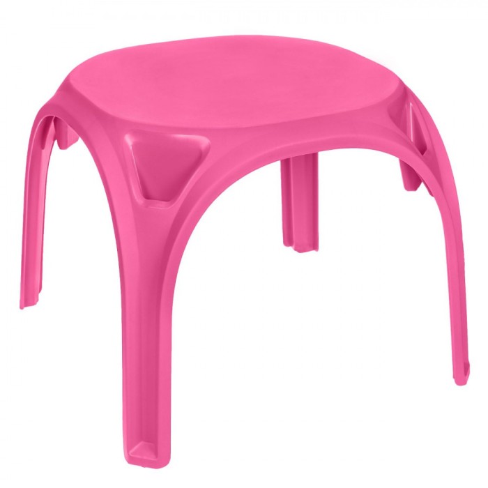 Masă Plastic, Model Copii, Culoare Fucsia, Dimensiuni 55x55x48 cm