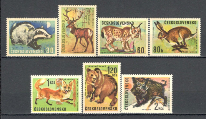 Cehoslovacia.1966 Animale de vanat XC.419