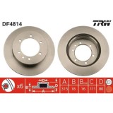 Set disc frana Nissan Patrol Gr 2 Estate (Y61) 06.97-, Patrol Gr 4 (Y60 Gr) 08.87-02.98, Patrol Iii/2 Hardtop (K260) 10.84-04.98, Spate, 316X18mm, ve, Trw