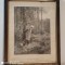LICHIDARE ! Litografie veche , intitulata &quot;Toamna&quot; , Danemarca, sf sec XIX -