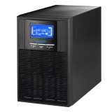 UPS Spacer Online, LCD, 1000VA/ 900W, AVR, sin. pura, 3 x socket Schuko, display LCD, 2 x baterie 12V/9Ah, conector USB, RS-232, EPO, slot SNMP, bater
