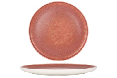 Rinart Farfurie pentru cină - Rosa - Porţelan - 28 cm - set de 6 foto