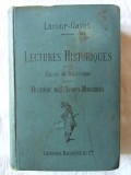 Carte veche: &quot;LECTURES HISTORIQUES. Histoire des temps modernes 1610-1789&quot;, G. Lacour-Gayet, 1897, 1900, Alta editura, H.g. Wells