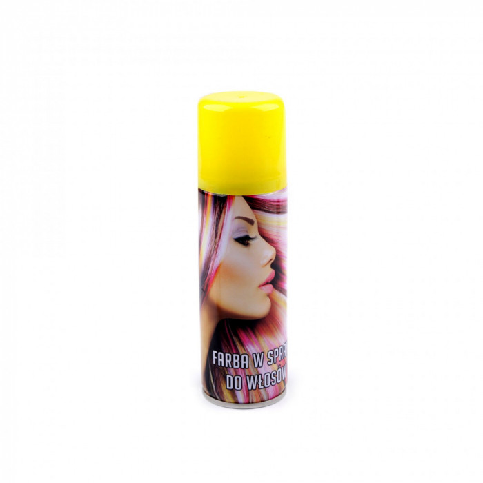 Vopsea spray pentru par, colorant Party 175 ml, Galben