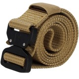 Curea centura Tactical Combat pentru barbati 3.7x125cm, rezistent, maro Household NewTrend