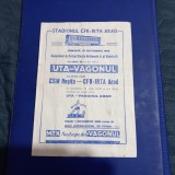 Program Vagonul Arad - UTA