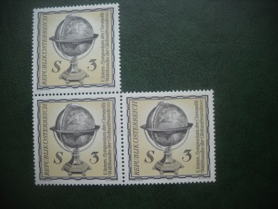 HOPCT TIMBRE MNH 781 FEDERATIA AMICII GLOBULUI 1977 -1 VAL AUSTRIA foto