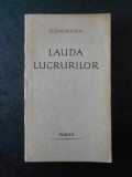 George Calinescu - Lauda lucrurilor