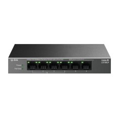 Switch LiteWave, 4 x RJ45 10/100 Mbps PoE, 2 x RJ45 10/100 Mbps, Buget PoE 41W, Unmanaged - TP-Link LS106LP