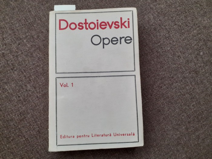OPERE - DOSTOIEVSKI VOL.1