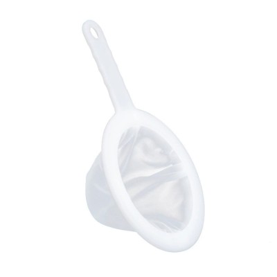 Strecuratoare cu Sita Foarte Fina pentru Strecurat si Filitrat Profesional, PVC, Alb, CBD CORAL BEST DEALS Alb 11 cm 24 cm 15 cm 0.5 cm Alb 1 strecura foto