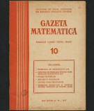 Cumpara ieftin GAZETA MATEMATICĂ - REVISTA - ANUL LXXXII, NR. 10 - OCTOMBRIE, 1977