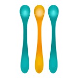 Cumpara ieftin Set linguri cu maner lung, +3 luni, 3 bucati, PUR