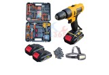 Cumpara ieftin Masina de insurubat bormasina cu 2 acumulatori 120 Piese, 36V 8AH, Trusa cu valiza transport, CMP1190