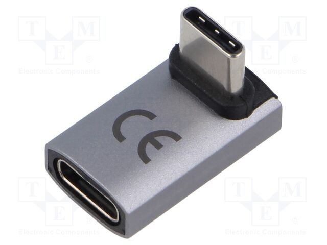 Adaptor USB 4.0 USB C &icirc;n unghi Goobay