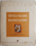 Critica italiana. De la Vico la Croce