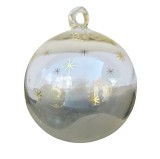 GLOB MARE VINTAGE DIN STICLA TRANSPARENTA
