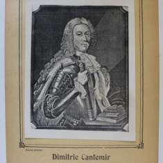 DIMITRIE CANTEMIR , DOMNUL MOLDOVEI , 1693 / 1710 -1711 , PLANSA DIDACTICA , INTERBELICA