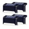 Set 4 x lampi solare, LED, maro, pentru scari, gard, balustrada