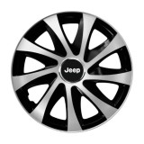 Set 4 capace roti Drift exrta Gri-Negruk R16 Compatibil Cu Jeep