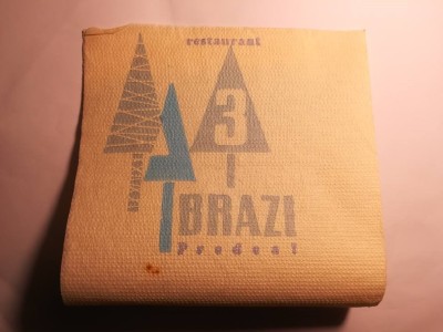 Șervețel cu Restaurant 3 Brazi din Predeal foto