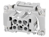 Conector HDC inserturi contact mamă Han E&reg; PIN 6 6 PE