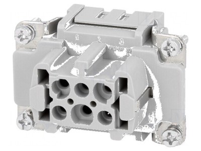 Conector HDC inserturi contact mamă Han E&amp;reg; PIN 6 6 PE foto
