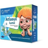 Pachet carte si creion Raspundel Istetel - Atlasul Lumii
