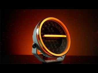 Proiector faza lunga cu DRL FIREFLY 23cm STRADS foto