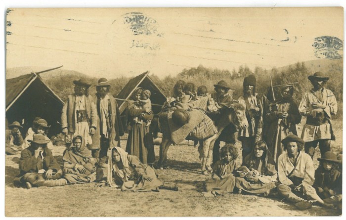 2212 - GYPSY, Ethnic, Romania - old postcard - used - 1911