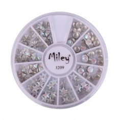 Decor Pentru Unghii Miley 12 Pozitii Stele Mixt