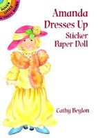 Amanda Dresses Up Sticker Paper Doll foto