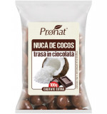 Nuca de cocos trasa in ciocolata, 100g Pronat