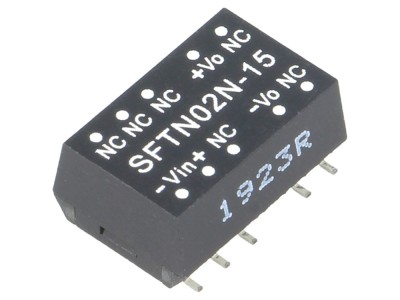 Convertor DC/DC 2W 24V la 15V foto