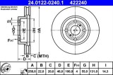 Disc frana ATE 24.0122-0240.1