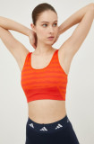Cumpara ieftin Adidas Performance sutien sport Marimekko culoarea portocaliu, modelator