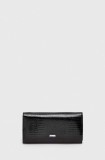 Answear Lab portofel de piele femei, culoarea negru