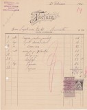 Factura Solomon Isac Articole chimice Bucuresti Calea Dorobantilor 69 1922