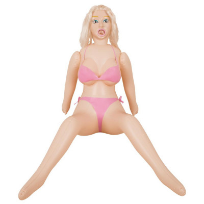 Brighita - Păpușă gonflabilă cu față 3D și s&amp;acirc;ni mari 160cm foto