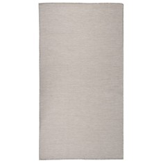 vidaXL Covor de exterior, gri taupe, 80x150 cm, țesătură plată