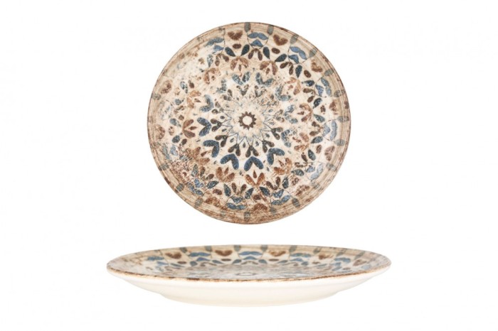 Rinart Farfurie pentru Desert - Aztec - Por&Aring;&pound;elan - 19 cm - set de 6