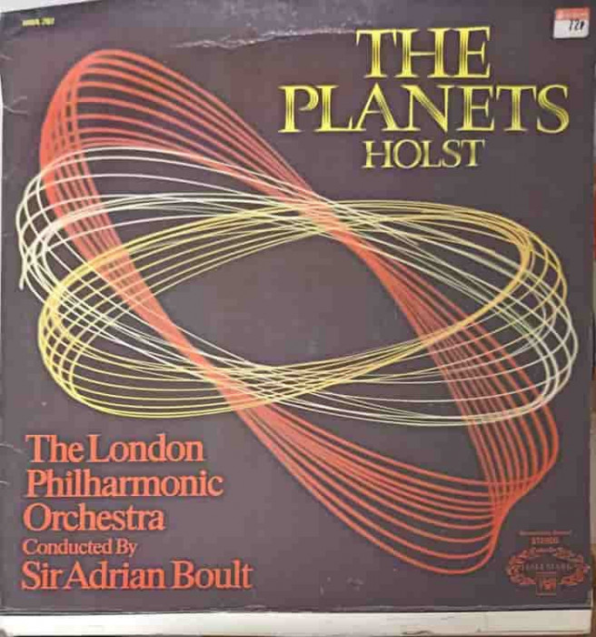 Disc vinil, LP. The Planets-Holst, The London Philharmonic Orchestra Conducted By Sir Adrian Boult