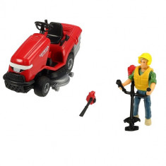 Masina de Tuns Iarba Playlife Lawn Mower Set cu Figurina si Accesorii foto