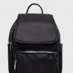 Answear Lab rucsac femei, culoarea negru, mic, neted