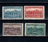 Cehoslovacia 1926 - Uzuale, vederi, serie neștampilata cu șarniere